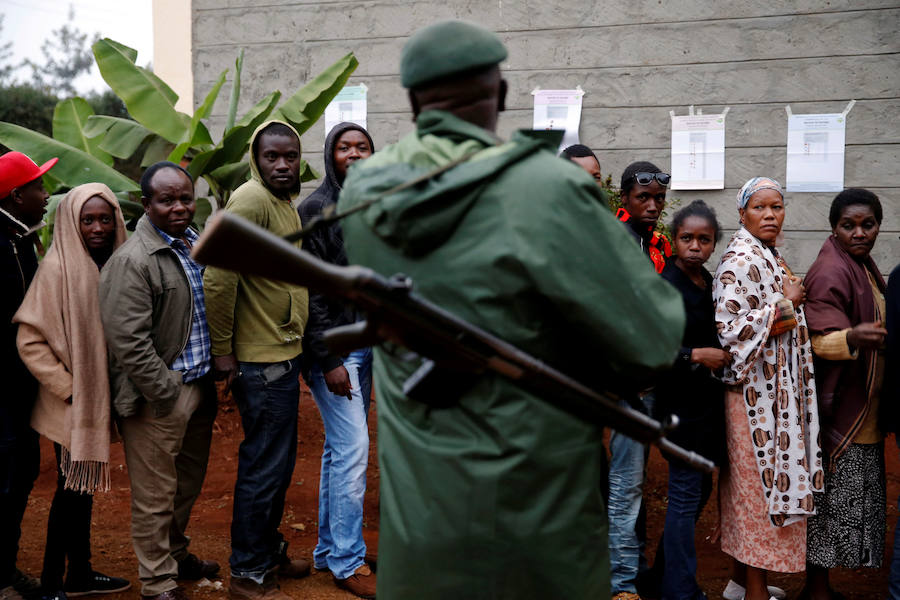Fotos de las elecciones presidenciales en Kenia