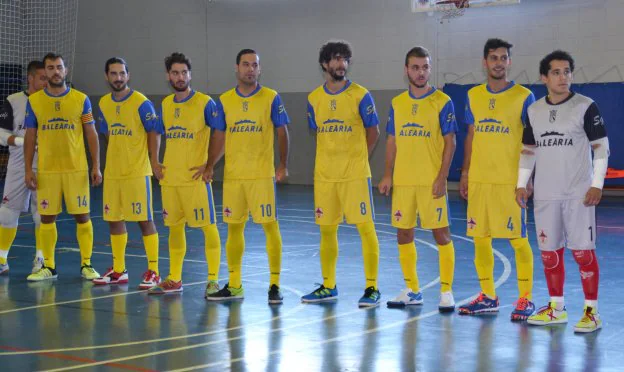 La plantilla de la temporada pasada del Dénia Futsal. 