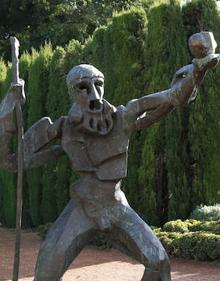 Imagen secundaria 2 - Detalle del jardín de las Hespérides de Valencia.