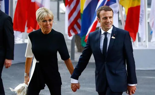 Brigitte y Emmanuel Macron.