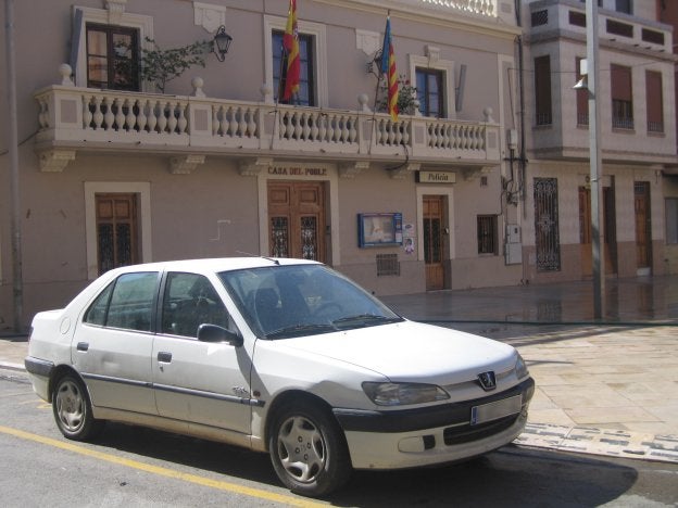 La plaza del Ayuntamiento de Foios. 