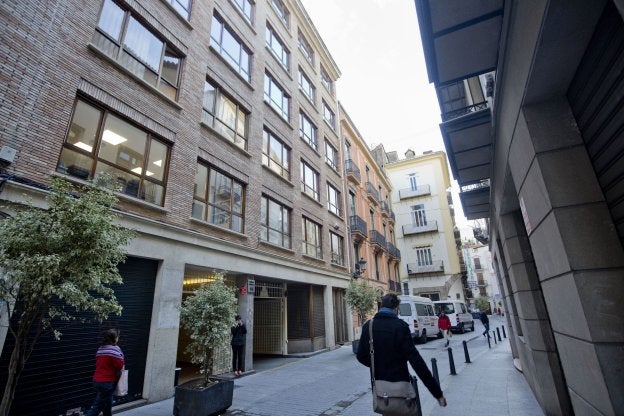 La empresa pública, en la calle Avellanas de Valencia. 