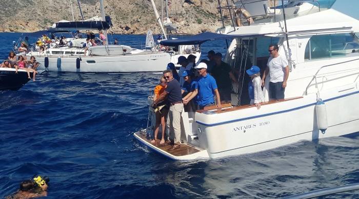 Fotos de la vuelta al mar de Chiquiti en Xàbia