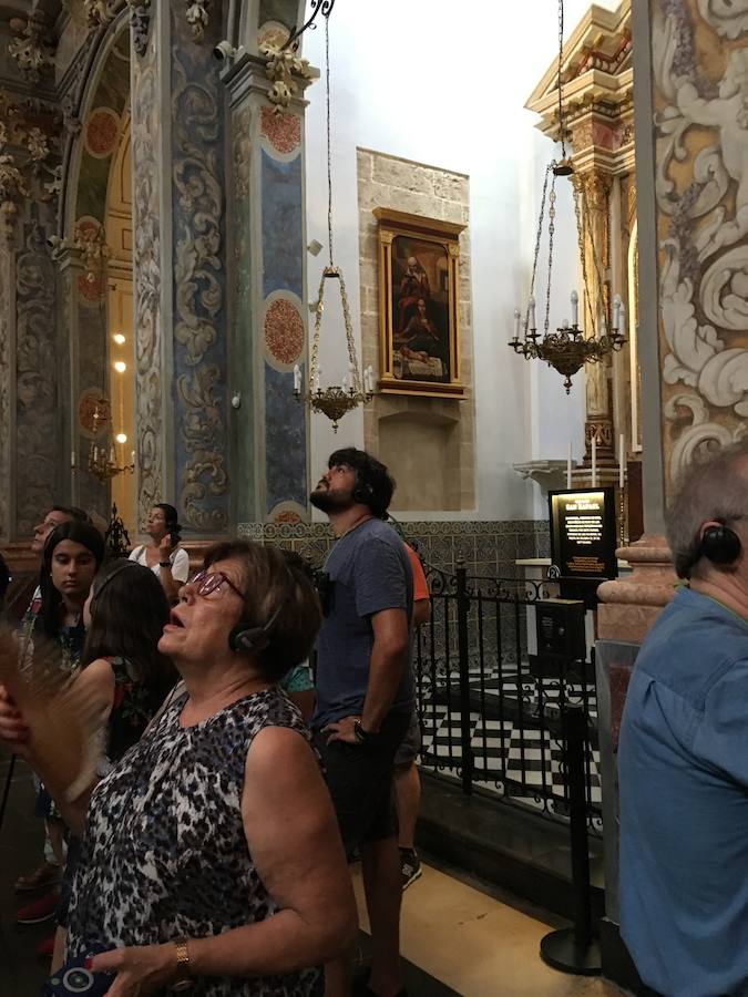 Fotos de los frescos de la Iglesia de San Nicolás de Bari y San Pedro Mártir de Valencia