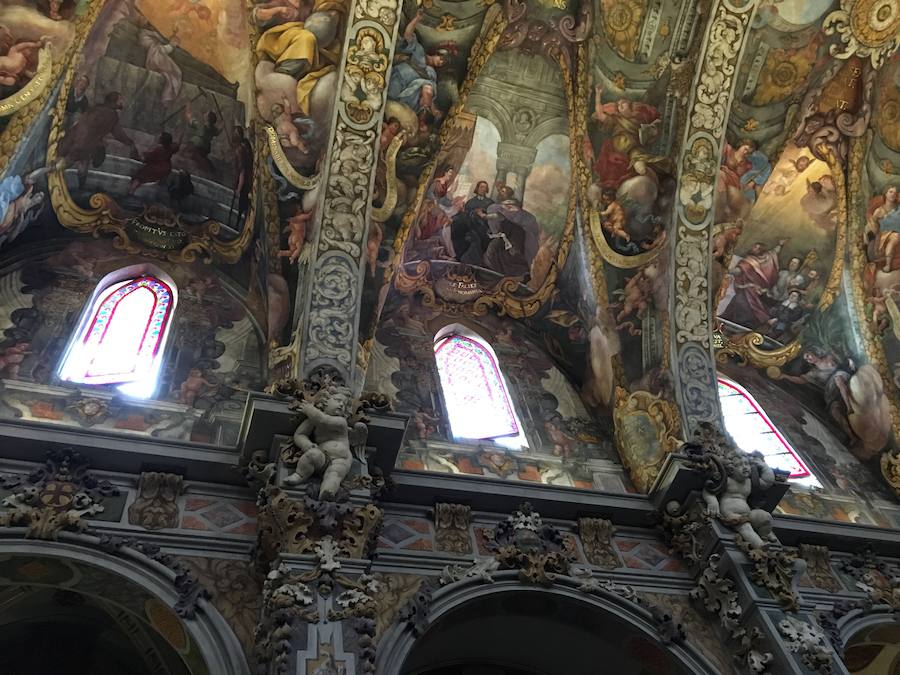 Fotos de los frescos de la Iglesia de San Nicolás de Bari y San Pedro Mártir de Valencia