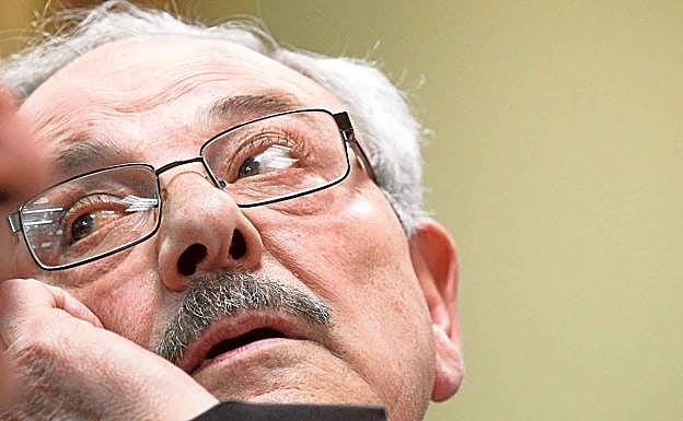 Vicente Muñoz, durante una asamblea de la Federación Valenciana.