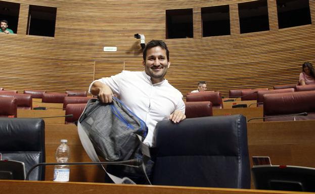 Vicent Marzà, en Les Corts.