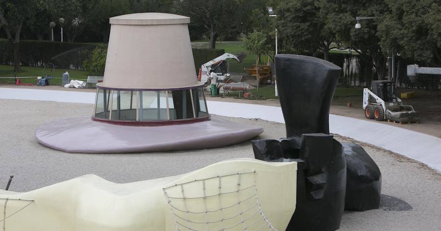 Fotos de la restauración del Parque Gulliver de Valencia