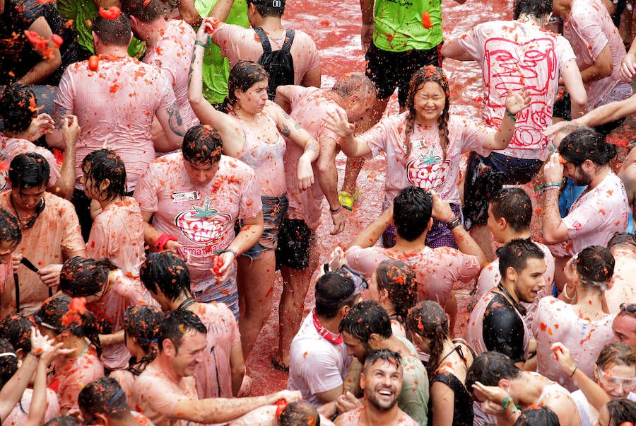 Fotos de La Tomatina de Buñol 2017