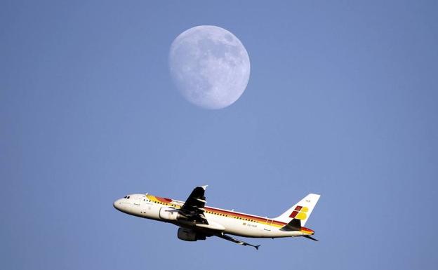 Un vuelo de Iberia.