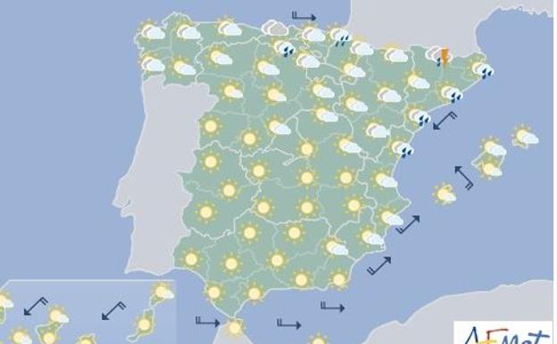 Previsión del tiempo | Vuelven las lluvias a la Comunitat Valenciana