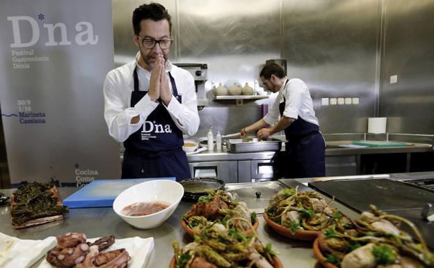 Reconocidos chefs de la Comunitat Valenciana, en el Festival Gastronómico de Dénia