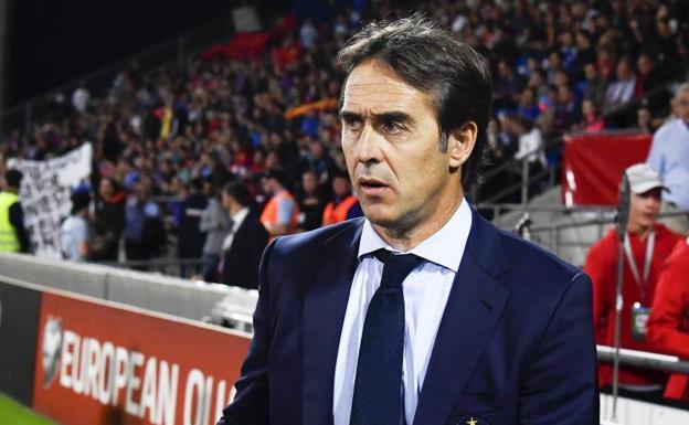 Julen Lopetegui, seleccionador español. 