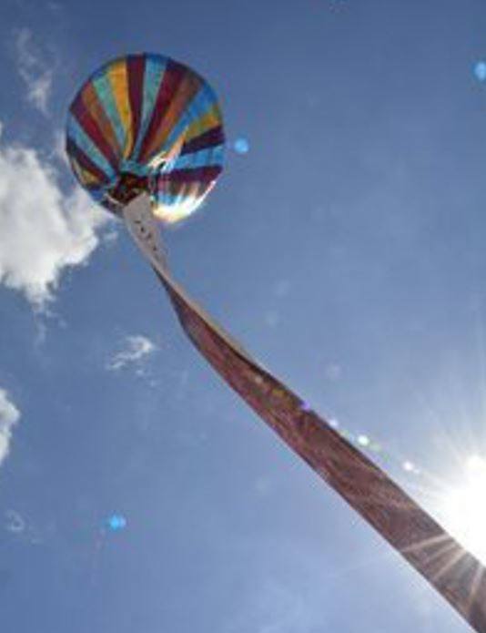 Suelta de globos de Elda. 