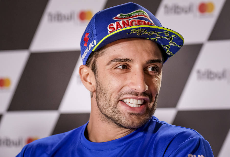 Andrea Iannone, piloto italiano de MotoGP. 