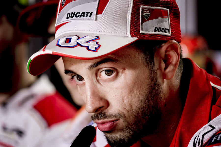 Andrea Dovizioso, piloto italiano de MotoGP. 