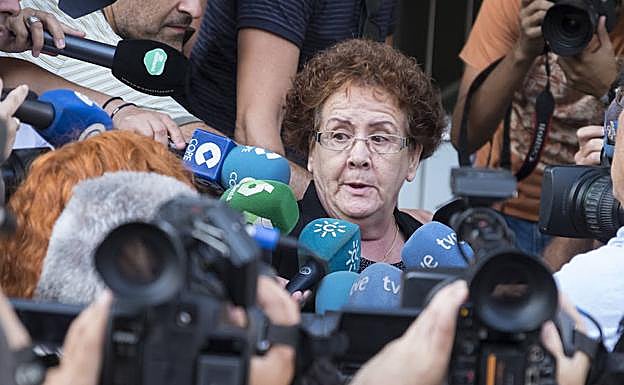 Espinosa, madre y abuela de las víctimas del doble crímen.