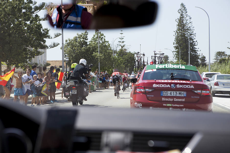 Desde dentro del pelotón la Vuelta Ciclista a España se puede ver desde una perspectiva diferente. 