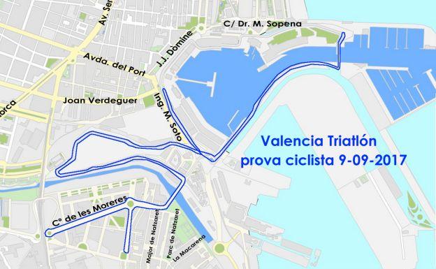 Horario y calles cortadas por el Triatlón de Valencia 2017