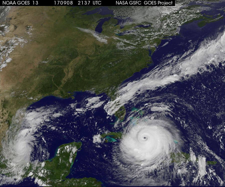 Tres huracanes activos en la cuenca atlántica mantienen en vilo las islas caribeñas, Florida y el este de México. Irma (de categoría 4) avanza hacia Florida, Jose (4) se aproxima hacia las Antillas menores y Katia (2) tocará pronto tierras mexicanas.