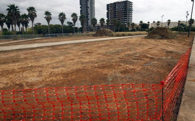 Obras de Sociópolis en la Torre.