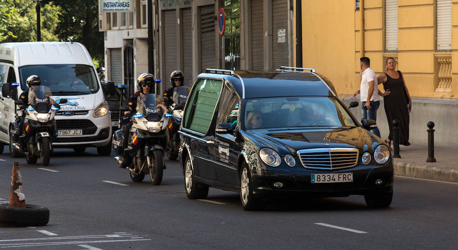 Fotos del funeral de Blas Gámez, el policía asesinado en Valencia