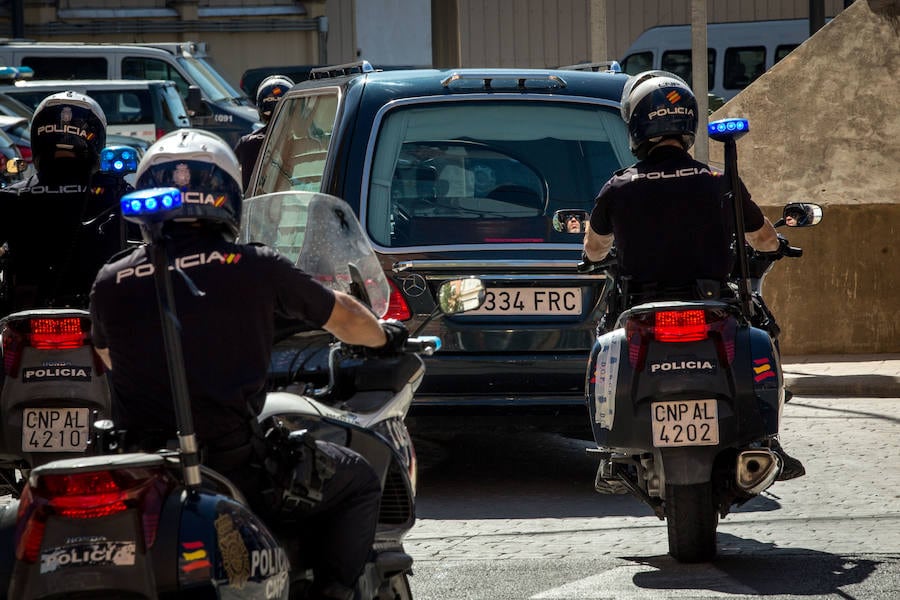 Fotos del funeral de Blas Gámez, el policía asesinado en Valencia