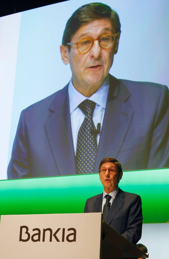 Fotos de la fusión de Bankia con BMN