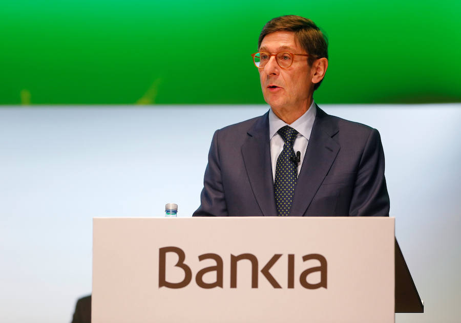 Fotos de la fusión de Bankia con BMN