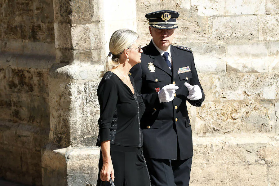 Fotos del funeral de Blas Gámez, el policía asesinado en Valencia