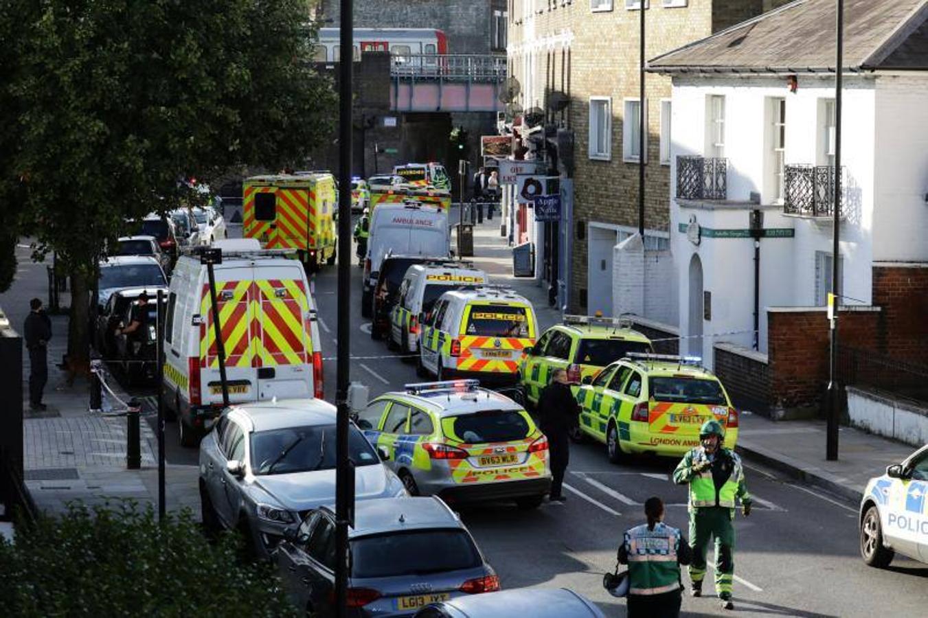 Un artefacto ha explotado en la estación de Parsons Green dejando escenas de pánico.