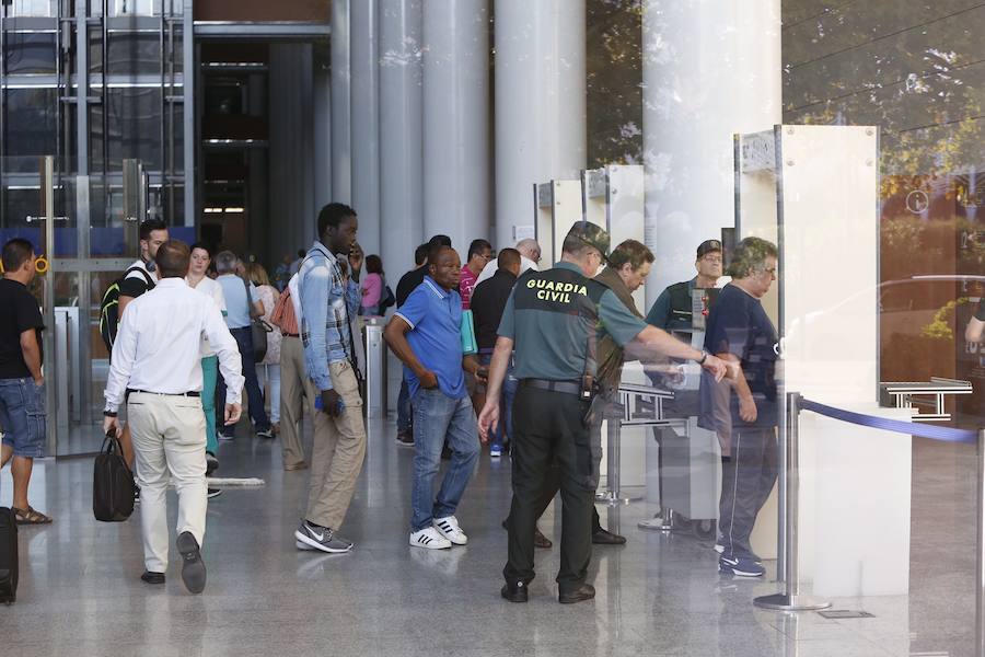 Fotos de la reapertura de la Ciudad de la Justicia de Valencia