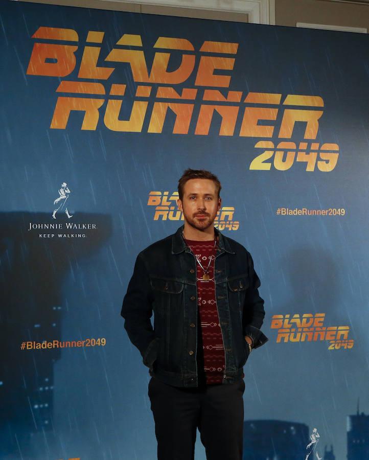 Ryan Gosling durante la presentación de 'Blade Runner 2049'.