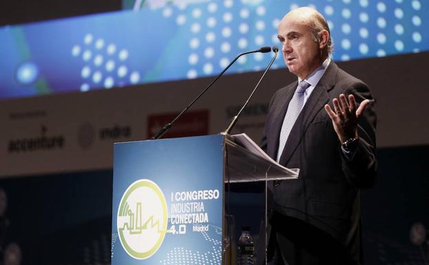 El ministro español de Economía, Luis de Guindos.