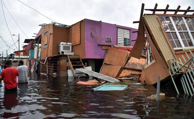 Consecuencias del paso del huracán María en Puerto Rico.