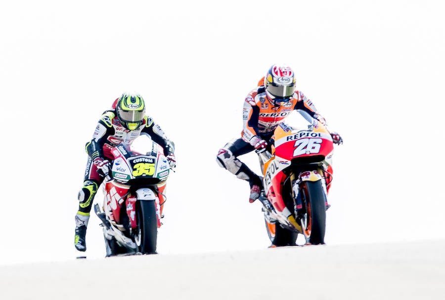 Cal Crutchlow y Dani Pedrosa. 