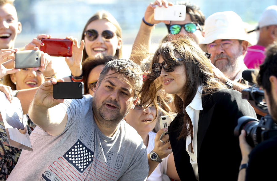 Fotos de Monica Bellucci en San Sebastián