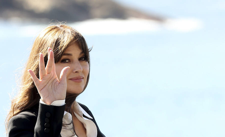 Fotos de Monica Bellucci en San Sebastián