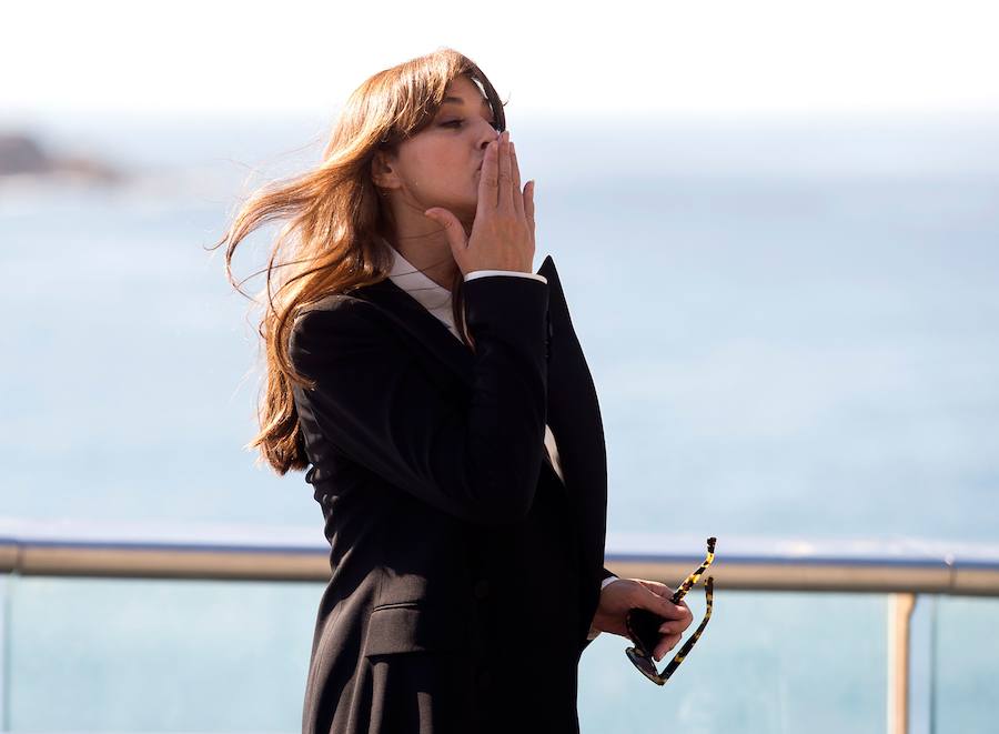 Fotos de Monica Bellucci en San Sebastián