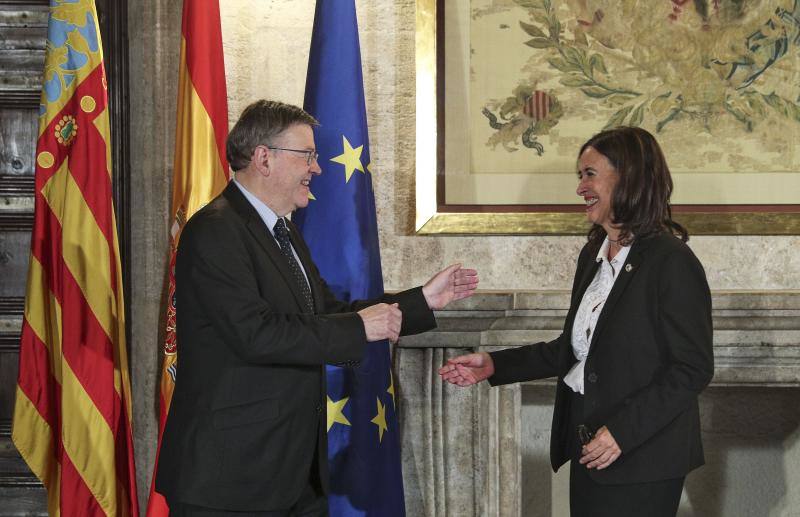 Fotos de la elección de Margarita Soler como presidenta del Consell Jurídic Consultiu (CJC)