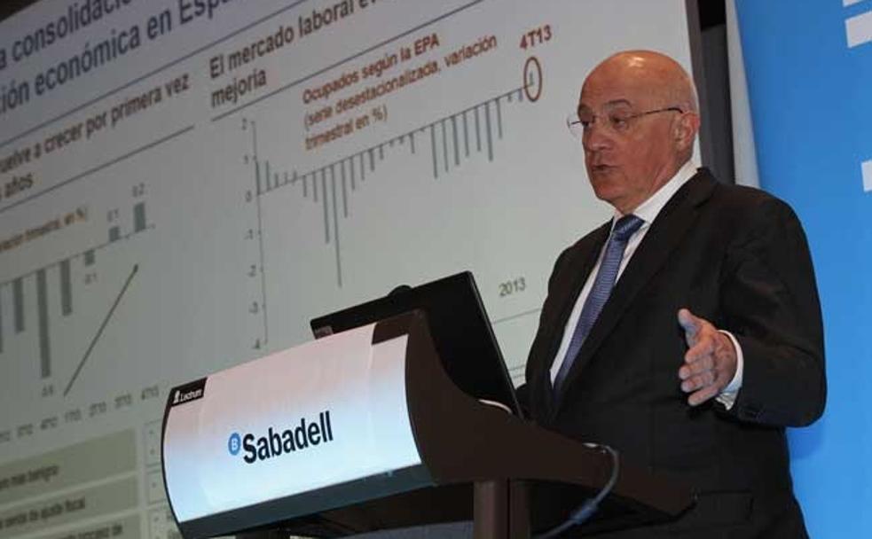 Josep Oliu, presidente del Banco Sabadell.