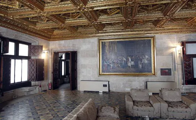 Interior del Palau de la Generalitat, que podrás visitar gratis este 9 d'Octubre.