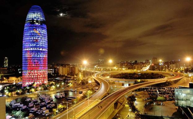 La torre Agbar, en una foto de archivo.