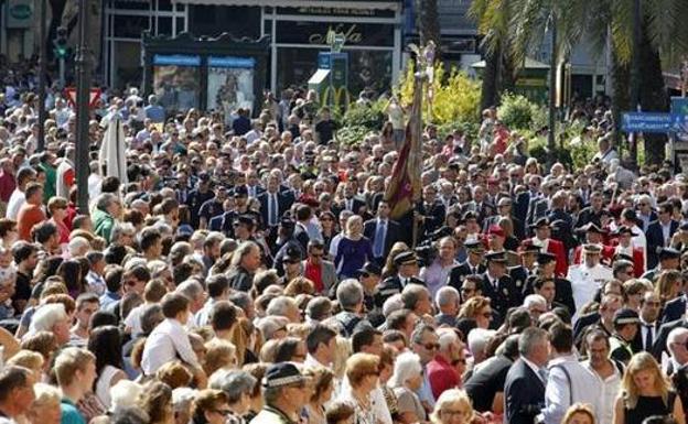 Horario y recorrido de la procesión cívica del 9 d'Octubre en Valencia