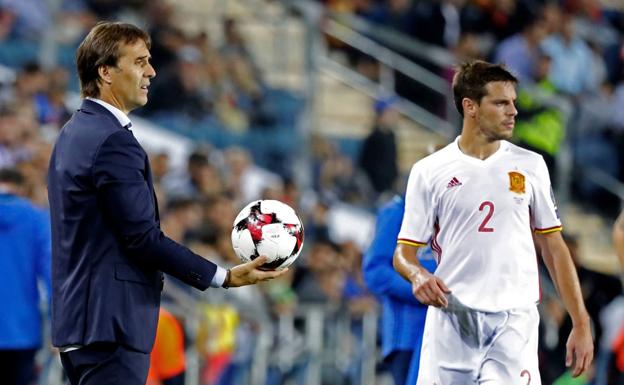 Julen Lopetegui César Azpilicueta. 