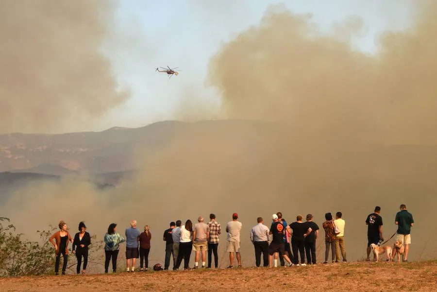 Fotos de la devastación ocurrida en California tras los diferentes incendios que han provocado una pérdida de 46.500 hectáreas.