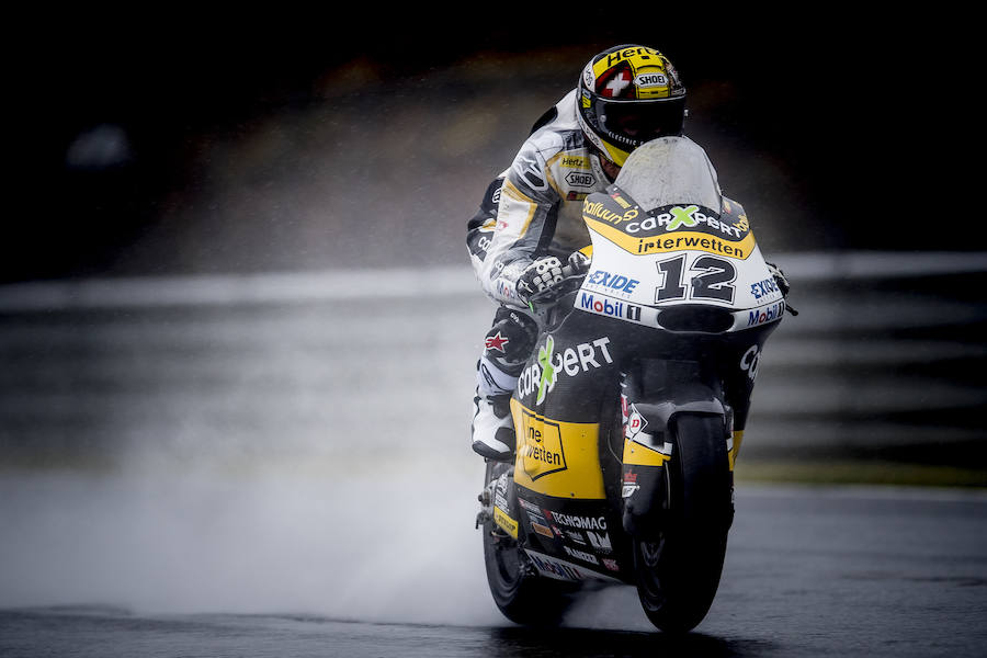 El piloto suizo de Moto2 Thomas Luthi.