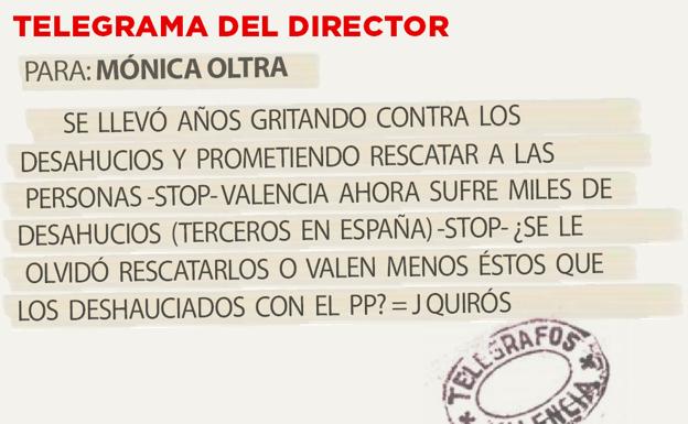 Telegrama para Mónica Oltra