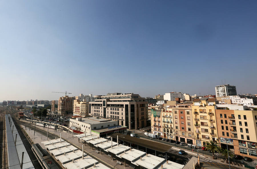 Fotos de Valencia vista desde el tejado de la estación del Norte