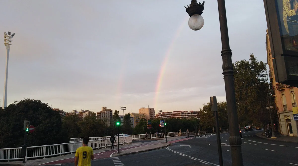 Arcoiris en Valencia